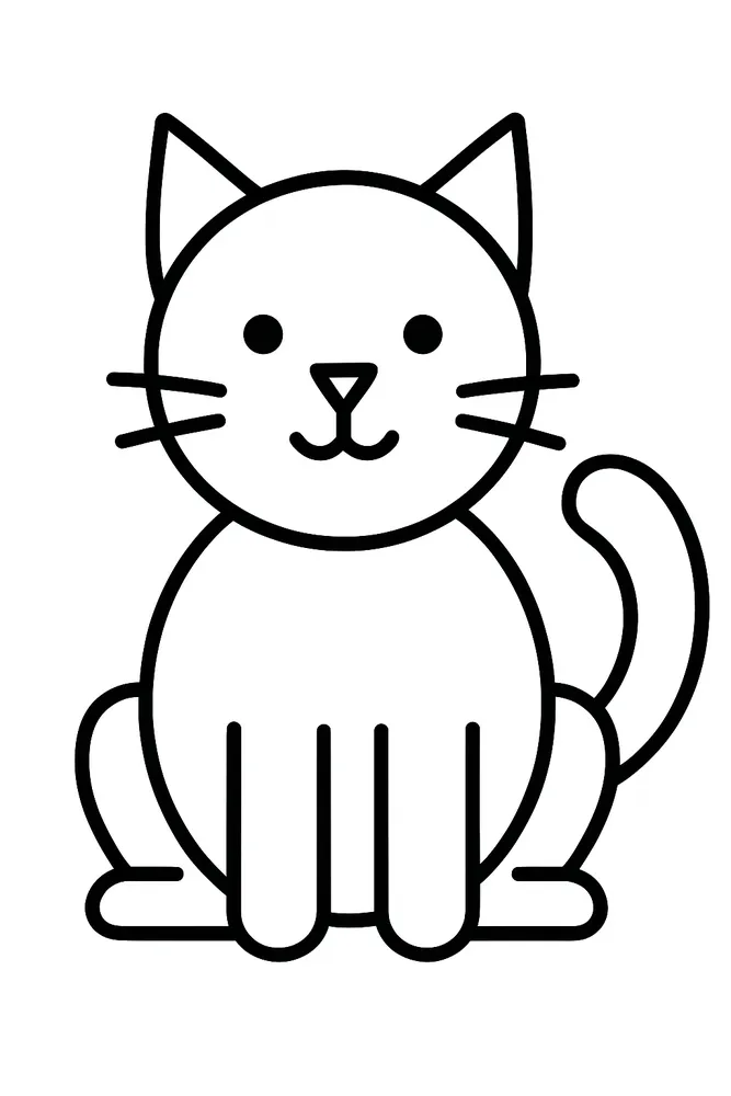 Cat Coloring Pages for Adults: Stress Relief & Wellness