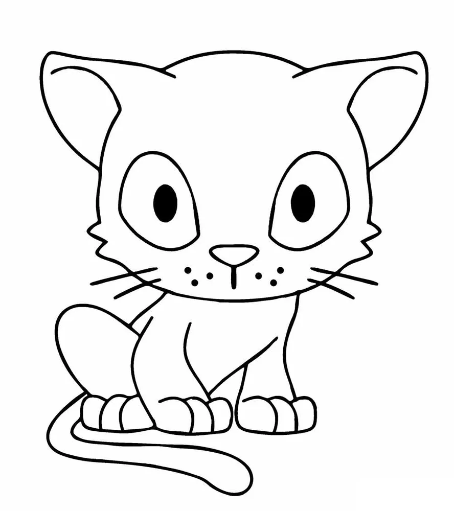 Free Cat Coloring Pages for All Ages